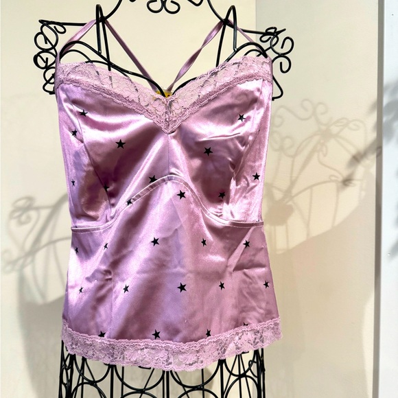 Forever 21 Tops - Forever 21 silky pink/purple stars cami